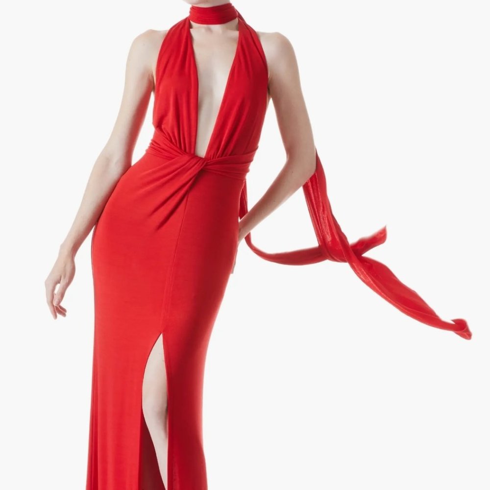 ALICE + OLIVIA Red Dress